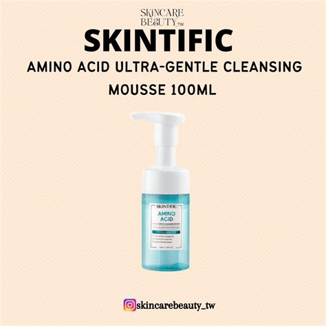 SKINTIFIC Amino Acid Ultra gentle Cleansing Mousse 100ml 蝦皮購物