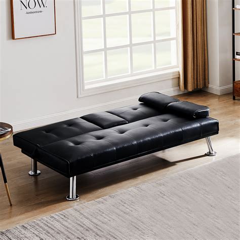 Latitude Run® Toccata 6575 Faux Leather Reclining Sleeper Sofa Wayfair