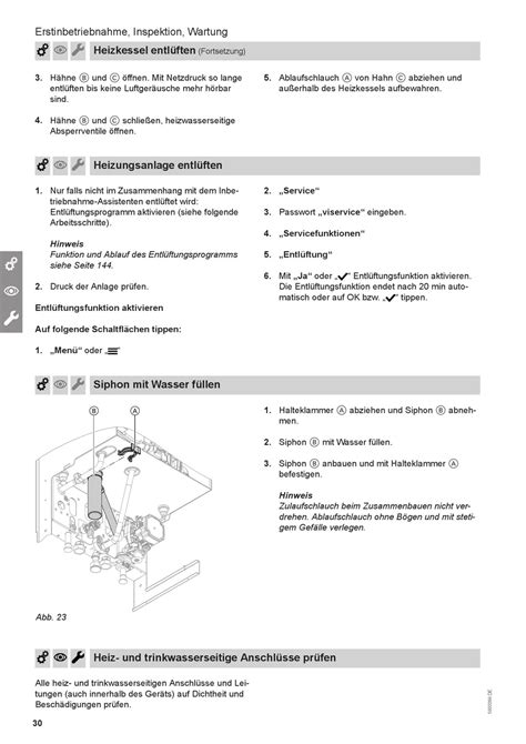 Heizungsanlage Entl Ften Siphon Mit Wasser F Llen Heiz Und