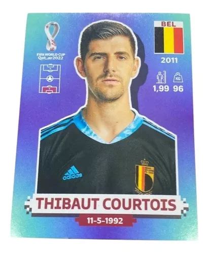 Lamina Thibaut Courtois Mundial Qatar 2022 Original En Venta En San