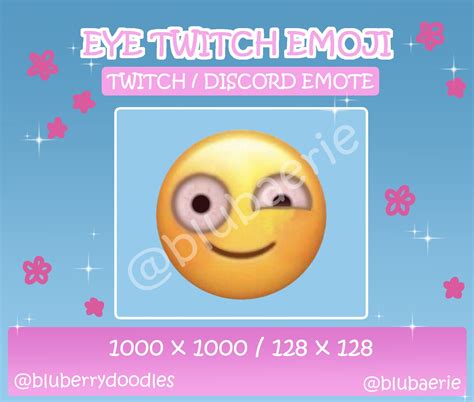 Eye Twitching Emoji Twitch Emote Discord Reaction Etsy Australia