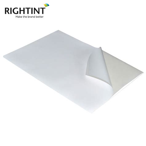 Custom Size Inkjet Printable Matt White Self Adhesive PP Vinyl Film