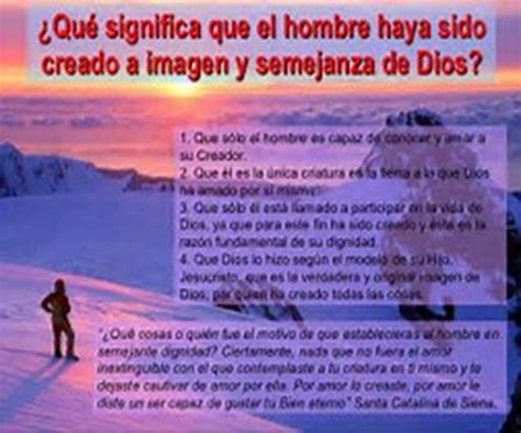 Somos Imagen Y Semejanza De Nuestro Dios Omnisciente