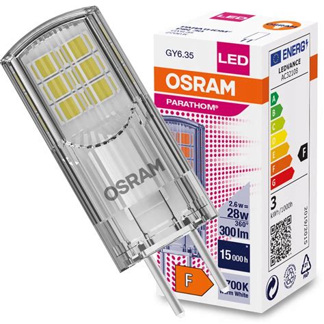 Żarówka LED GY6 35 KAPSUŁKA 2 6W 2700K 12V OSRAM OSRAM CIEPŁA BARWA