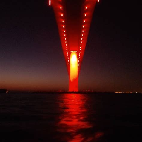 The Sunshine SKYWAY Bridge at Night | Midwest Beach Bums