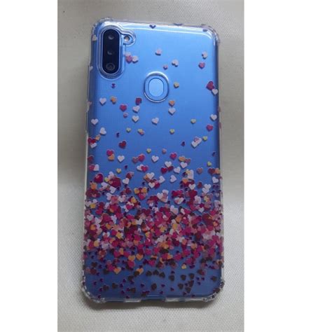 Capinha Anti Impactos Samsung Galaxy A11 Desenho De Corações Randm