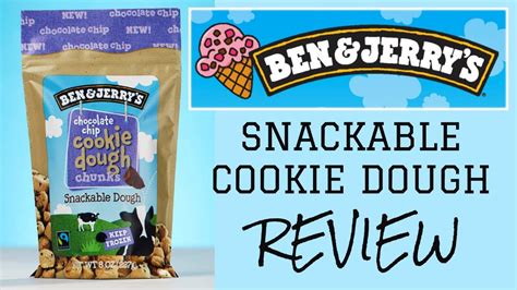 Cookie Dough Chunks From Ben And Jerrys Snack Review Youtube