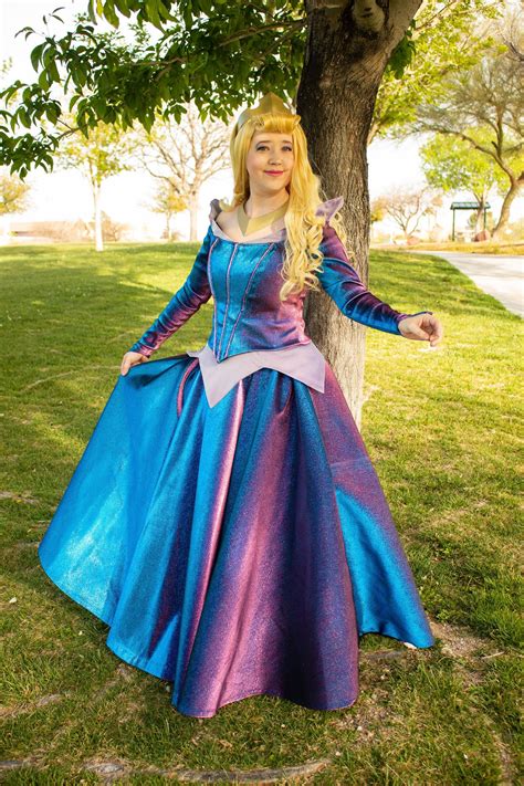 Custom Made Color Changing Aurora Sleeping Beauty Dress Etsy Sleeping