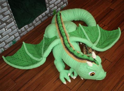 Life Size Crochet Dragon Kitchen Fun With My 3 Sons