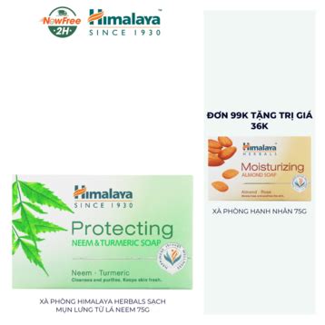 Xà Phòng Himalaya Herbals Sạch Mụn Lưng Từ Lá Neem 75g Hasaki vn