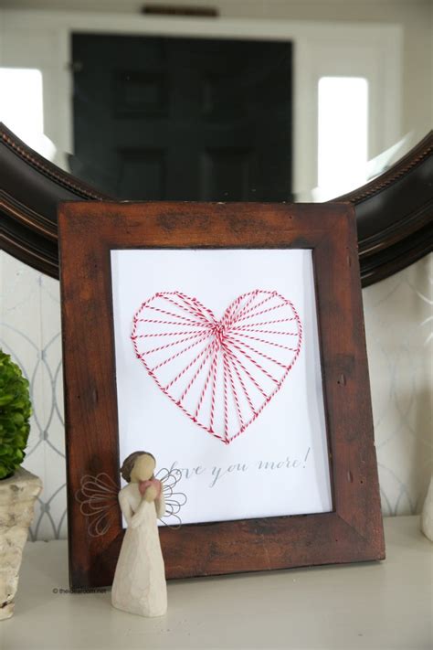 How To Make Heart String Art The Idea Room