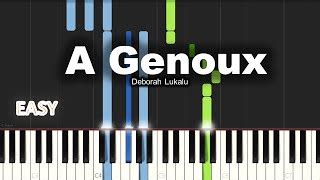 Deborah Lukalu A Genoux Easy Piano Tutorial By Extreme Midi Chords