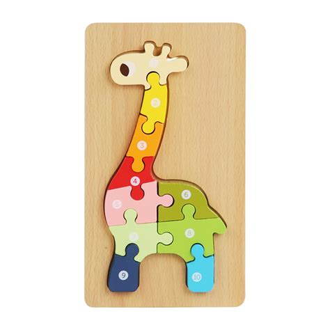 Kids Wooden Puzzle, Early Learning, Fine Motor Skills, Montessori Toys ...