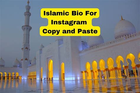 Islamic Bio For Instagram Copy And Paste Luvstoc