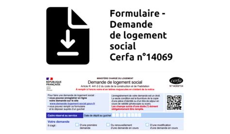 Formulaire Demande De Logement Social Cerfa