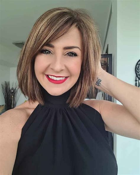 16 Cute Bob With Side Bangs You Ll Want To Try In 2022 Bob Haircut For