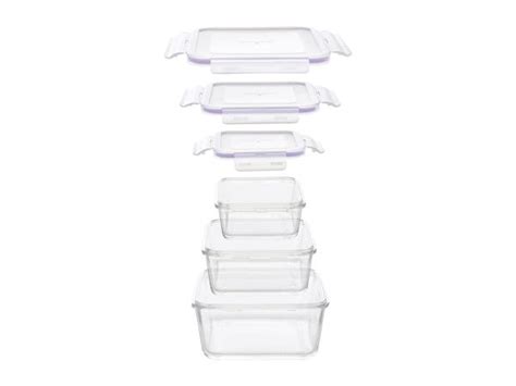 Ernesto Glass Food Storage Container Set Lidl Great Britain