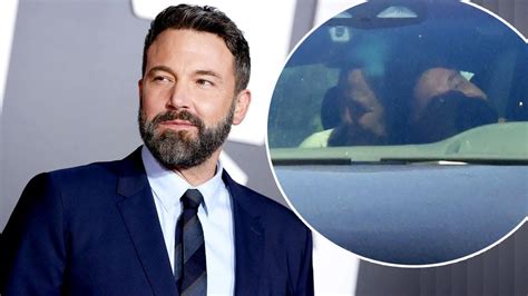 Ben Affleck And Ex Wife Jennifer Garner Jennifer Garner Share Intimate Moment Inside Car