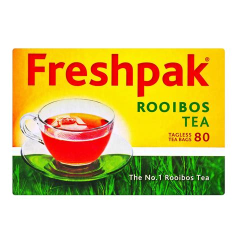 Amazon Freshpak Pure Rooibos Tea 2 Pack Of 80 Tagless Tea Bags