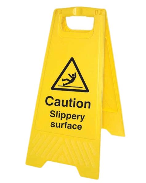 Caution Slippery Surface Board Transparent Png Stickpng