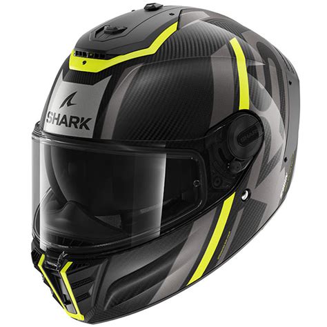 Shark Spartan Rs Carbon Skin Shawn Carbon Yellow Anthracite