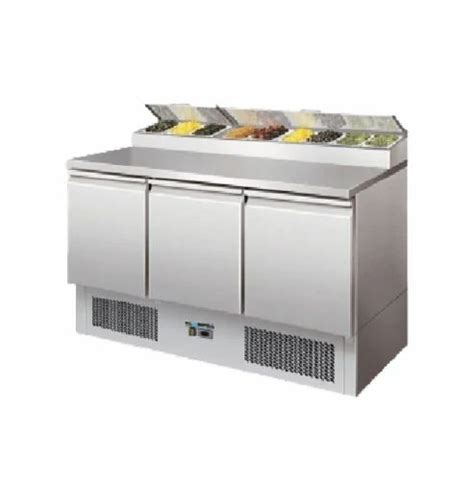 ELANPRO 3 Door SS Salad Under Counter With Prep Table At Rs 85900 Piece