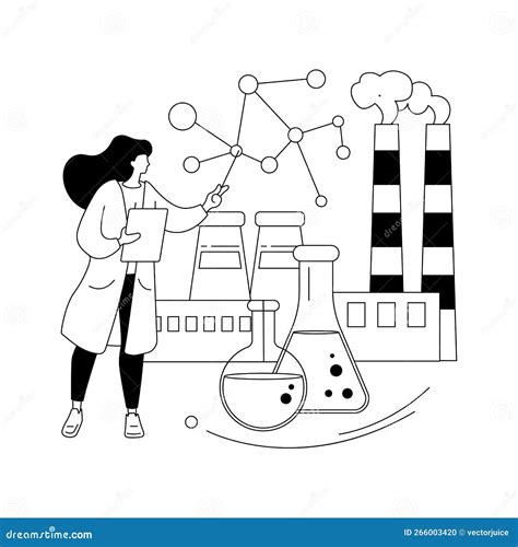 Chemical Transformation Linear Icons Set Reactivity Conversion