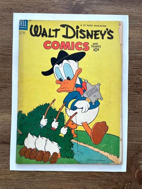 Walt Disneys Comics And Stories 157 Vg Dell Golden Age Comic Book 14