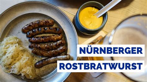 Nürnberger Rostbratwurst Eating German Sausages In Nuremberg Germany Youtube