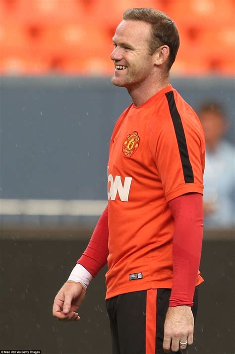 Louis Van Gaal Smiles During Manchester United Open Training Session As