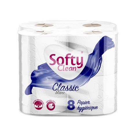 Meilleure rouleau papier hygiénique et de toilette en Tunisie Softy Clean