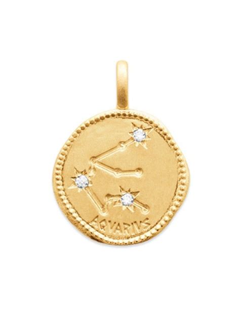 Pendentif Plaqu Or Oxydes Constellation Zodiaque Femme Homme Enfant