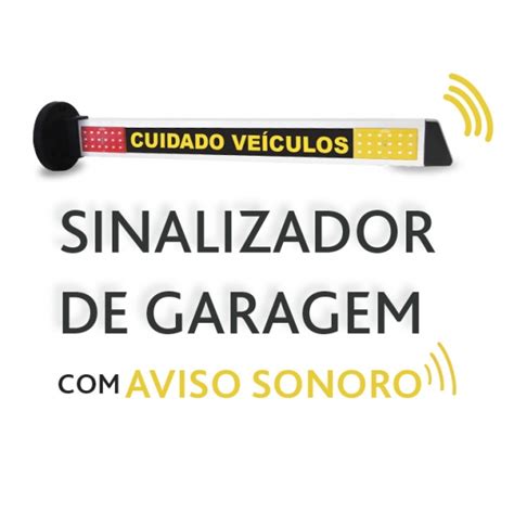 SINALIZADOR DE GARAGEM SONORO SLIM BIV 49004 ILUCTRON Elétrica Bichuette