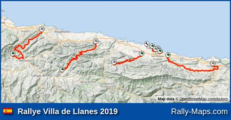 Maps Rallye Villa De Llanes Cera Rally Maps