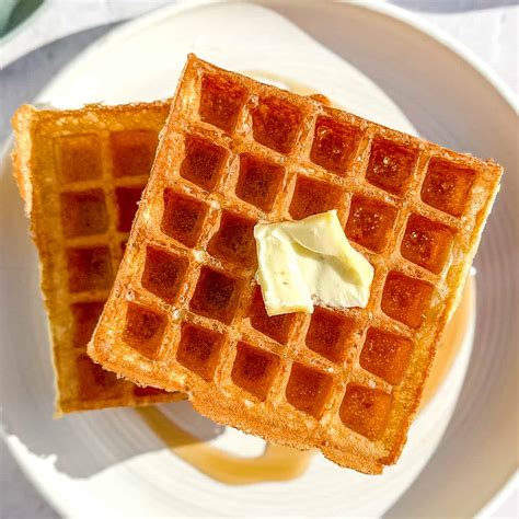 Crispy Belgian Waffle Recipe