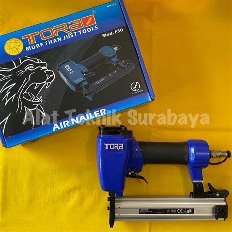 Jual AIR NAILER TORA F 30 10 30 MM MESIN ALAT PAKU TEMBAK STAPLES