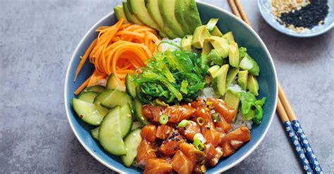 Poke Bowl Au Saumon Zeste