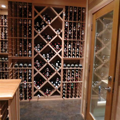 All Heart Redwood Custom Wine Cellar In Burlington California