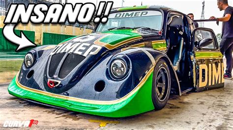 Fusca De Corrida Motor De Ford Focus Youtube