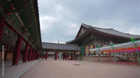 Gyeongju South Korea Nov Tourist Visit To Bulguksa Temple In