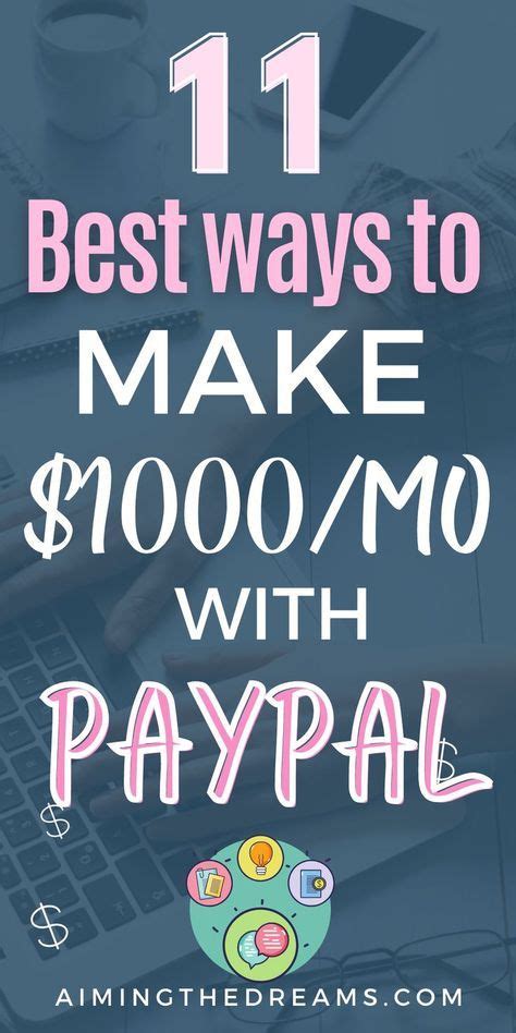 11 Best Ways To Make Money Online With Paypal Aimingthedreams