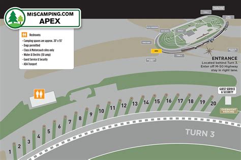 Maps Michigan International Speedway