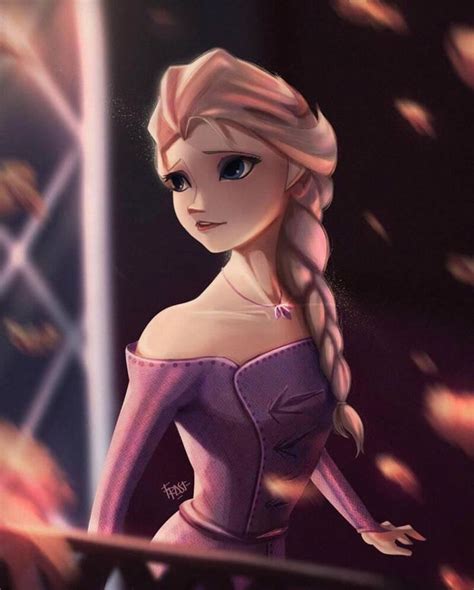 Frozen Historian on Instagram: “A very cool fan art of Elsa in a sort ...