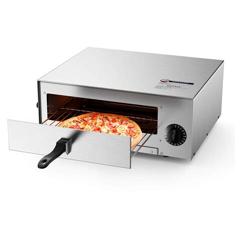 Amazon Horno El Ctrico Para Pizza De Acero Inoxidable Con Apagado