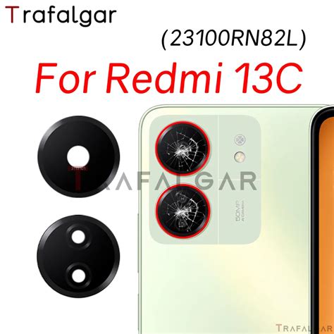 C Mera Traseira Traseira Lente De Vidro Para Xiaomi Redmi C