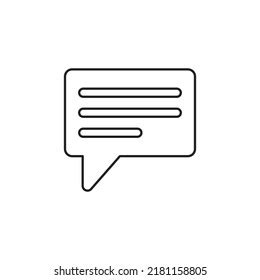 Chatbox Icon Outline Style Design Chatbox Stock Vector Royalty Free