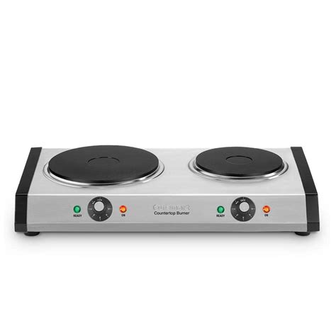 Cuisinart Burner In Cast Iron Hot Plate With Temperature Control CB The Home Depot