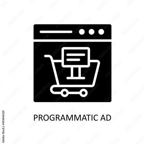 Programmatic Ad Vector Solid Icons For Your Digital Or Print Projects