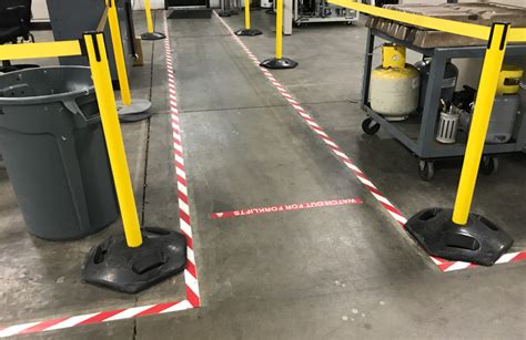 Industrial Safety Caution Floor Tape For Safety Stop Painting