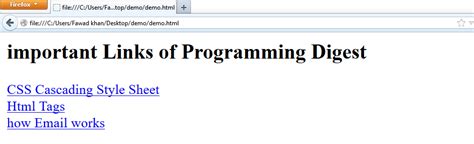 Html Hyperlink Tag Internal External Linking Html With Hyperlink Code